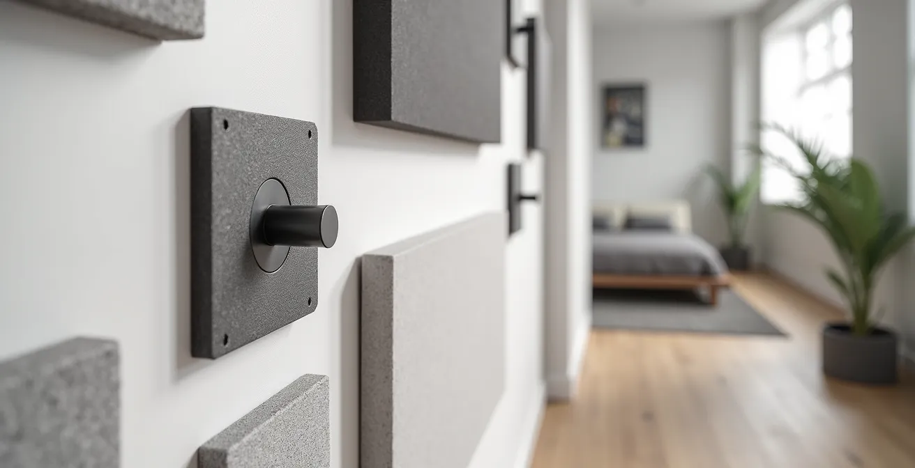 Verschiedene Befestigungsmethoden für Akustikpaneele ohne Wandbeschädigung