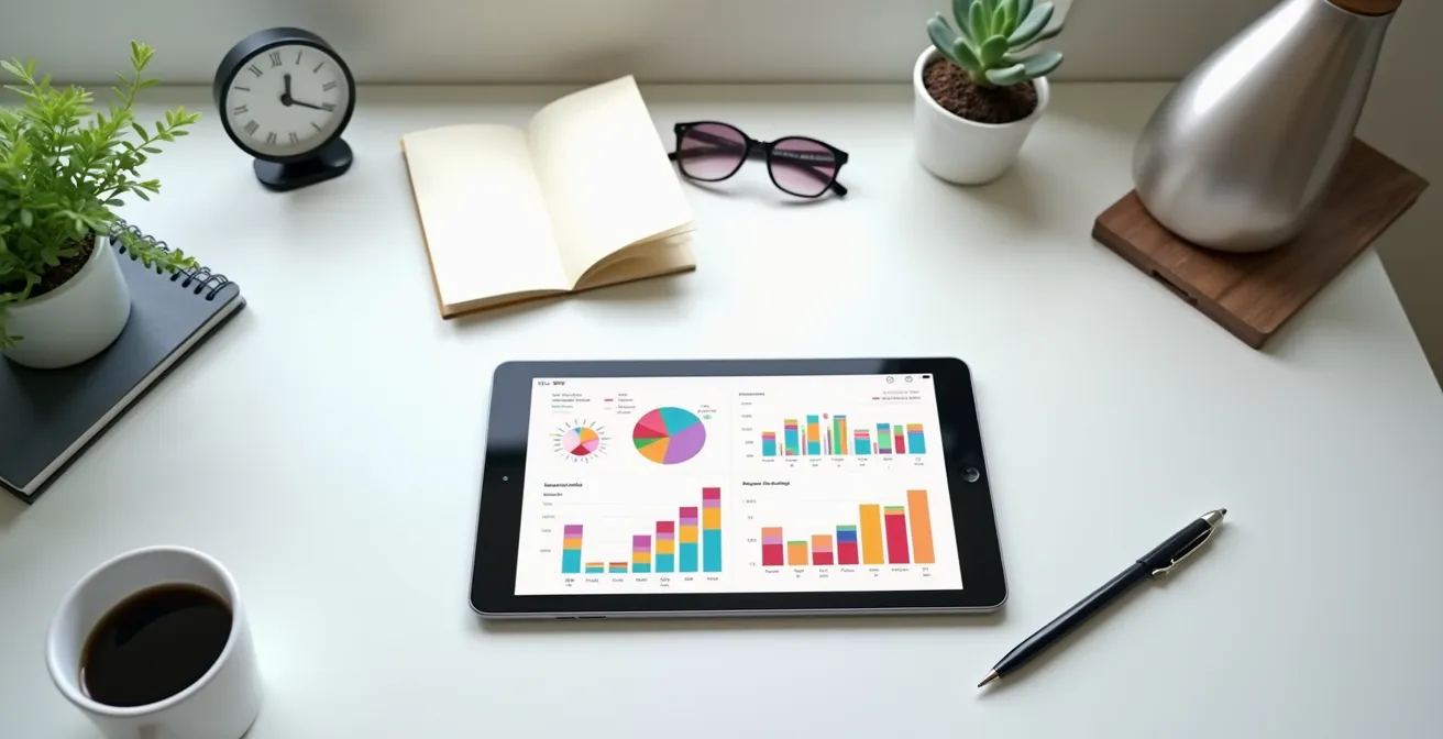 Digitale Übersicht aller Abonnements zur finanziellen Kontrolle